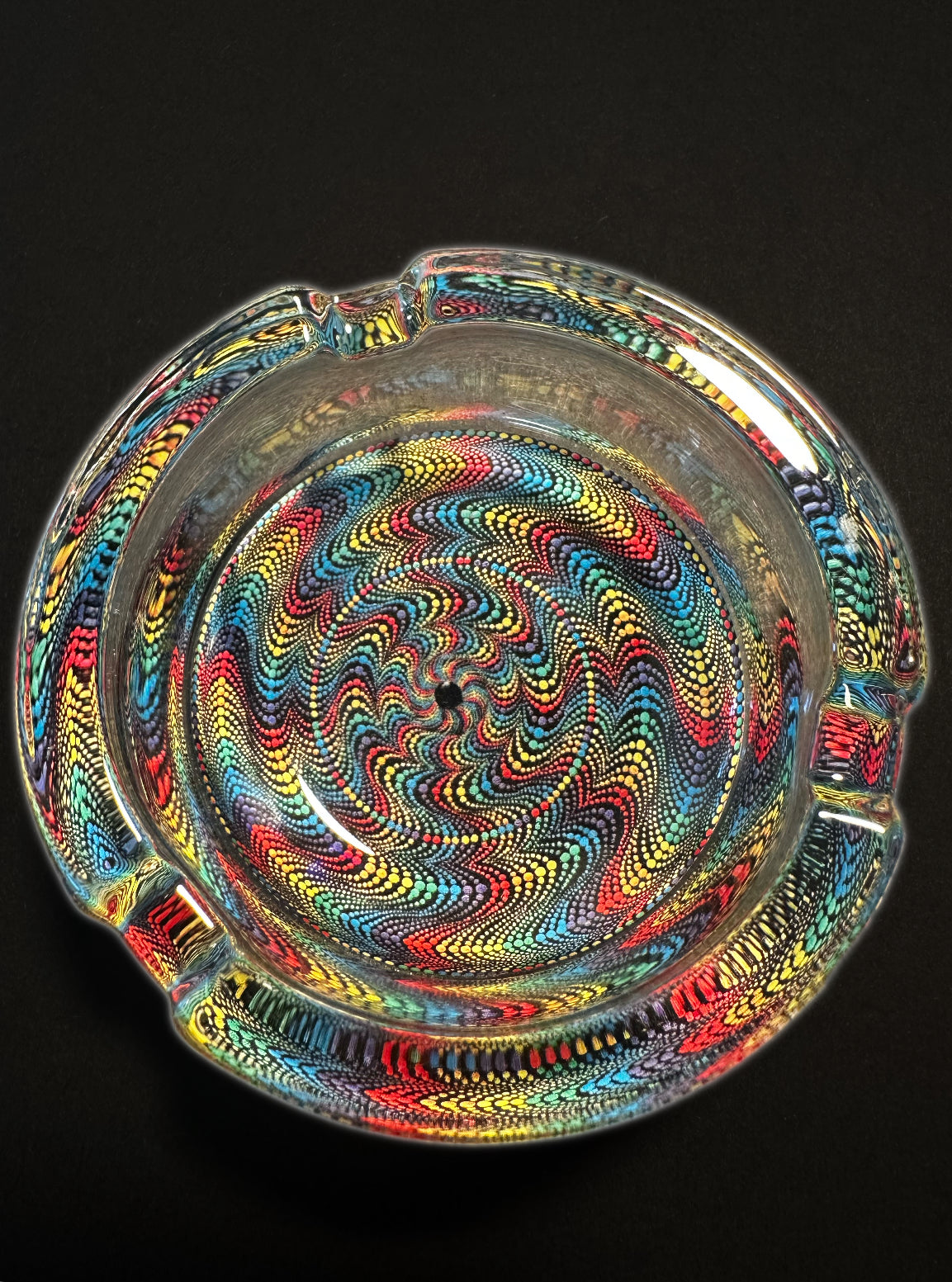 Rainbow Vortex Ashtray