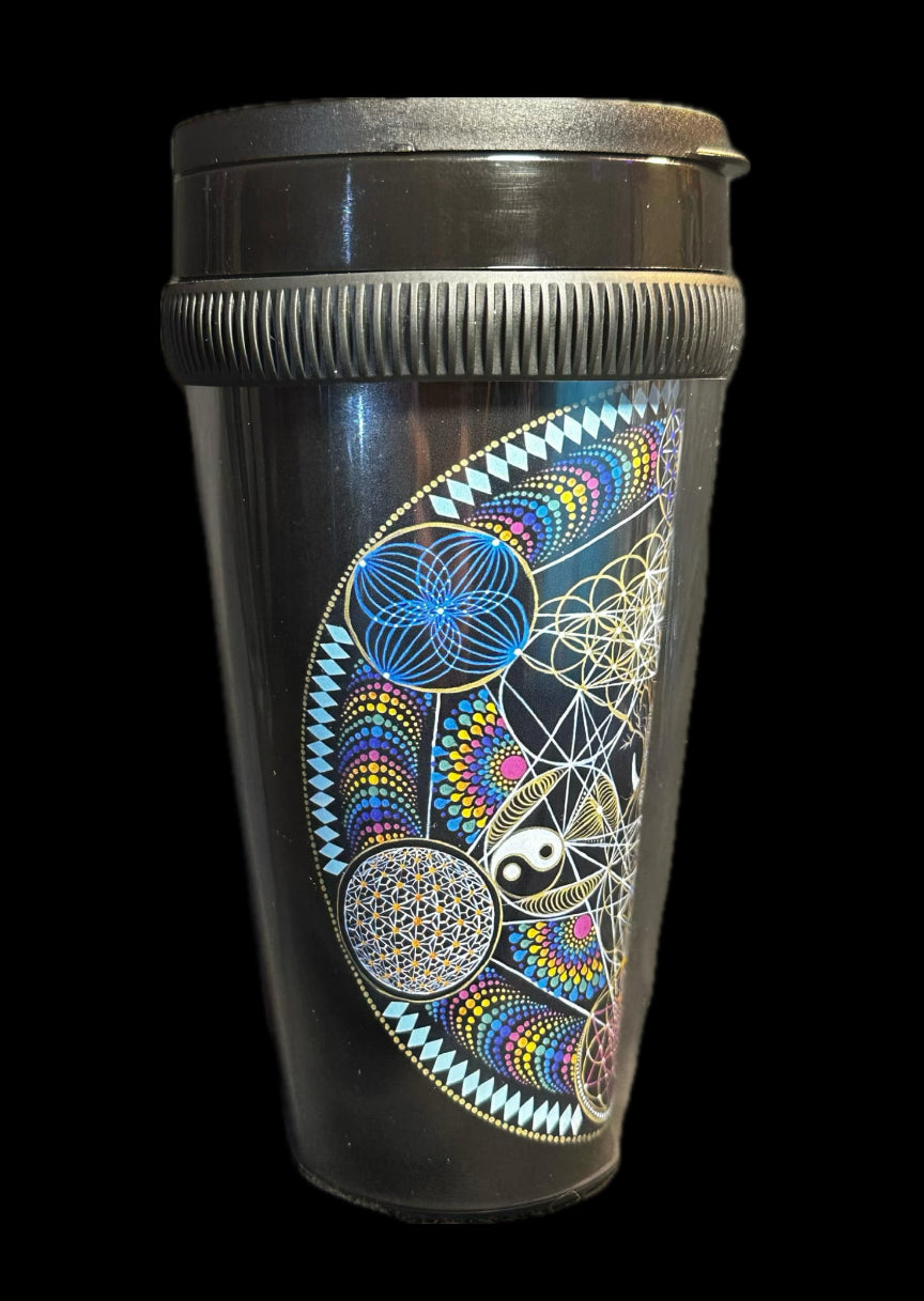 Geometric Tree of Life Cup