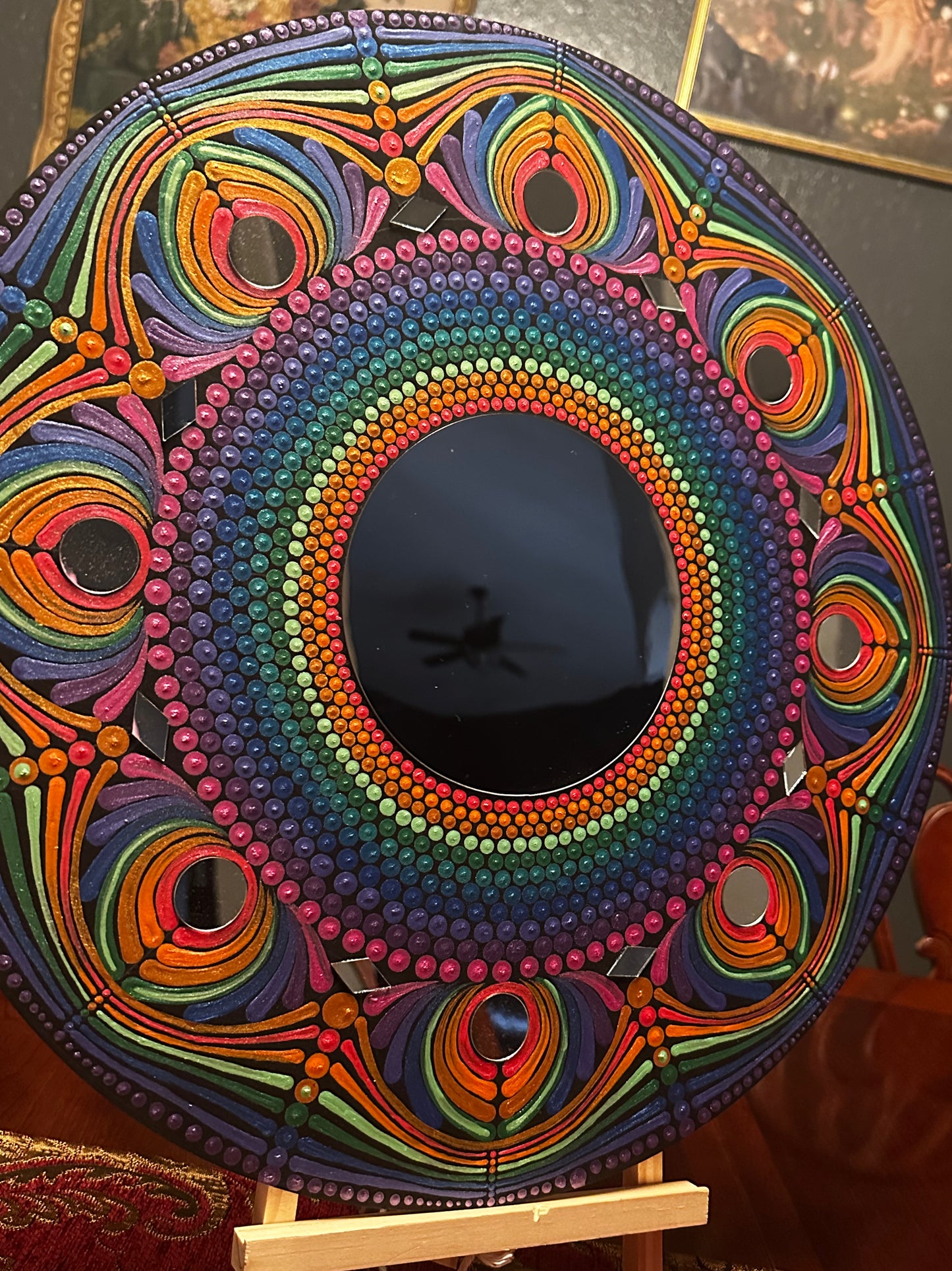 Rainbow Mirror Mandala