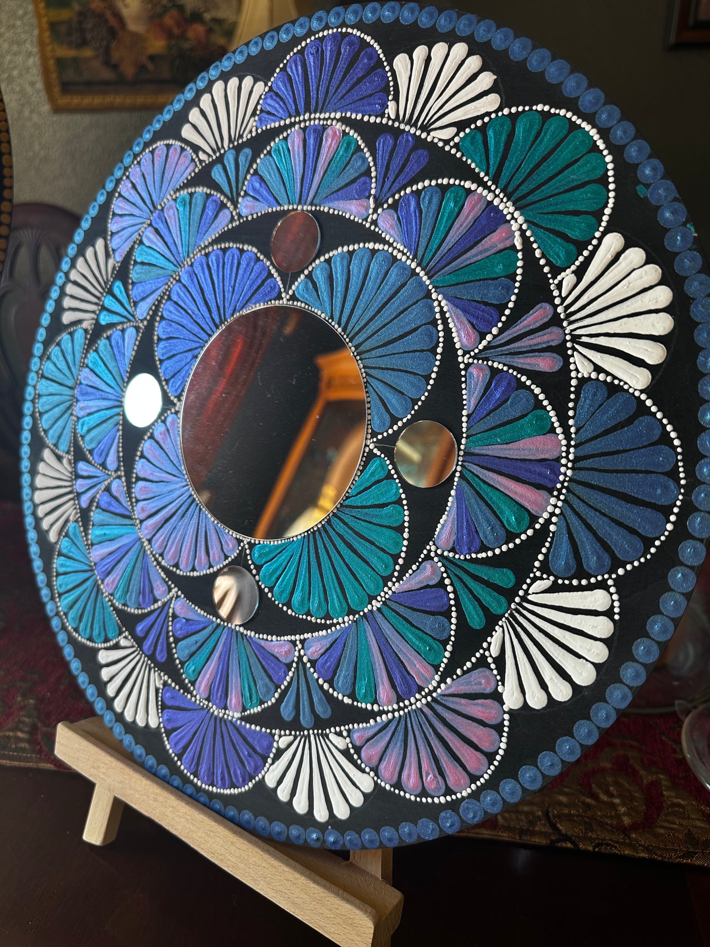 Iridescent Mirror Mandala