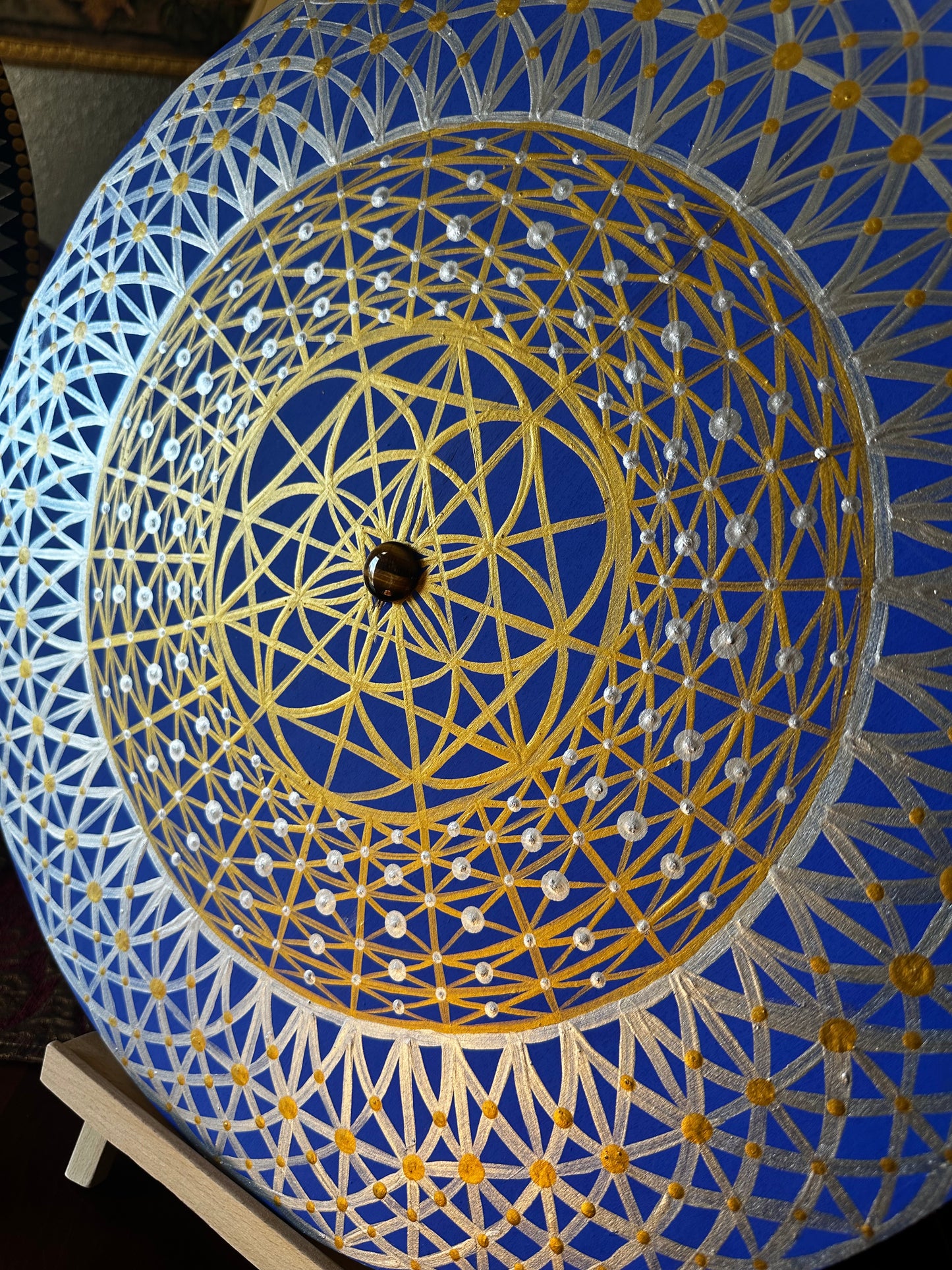 Mandala with Tigers Eye