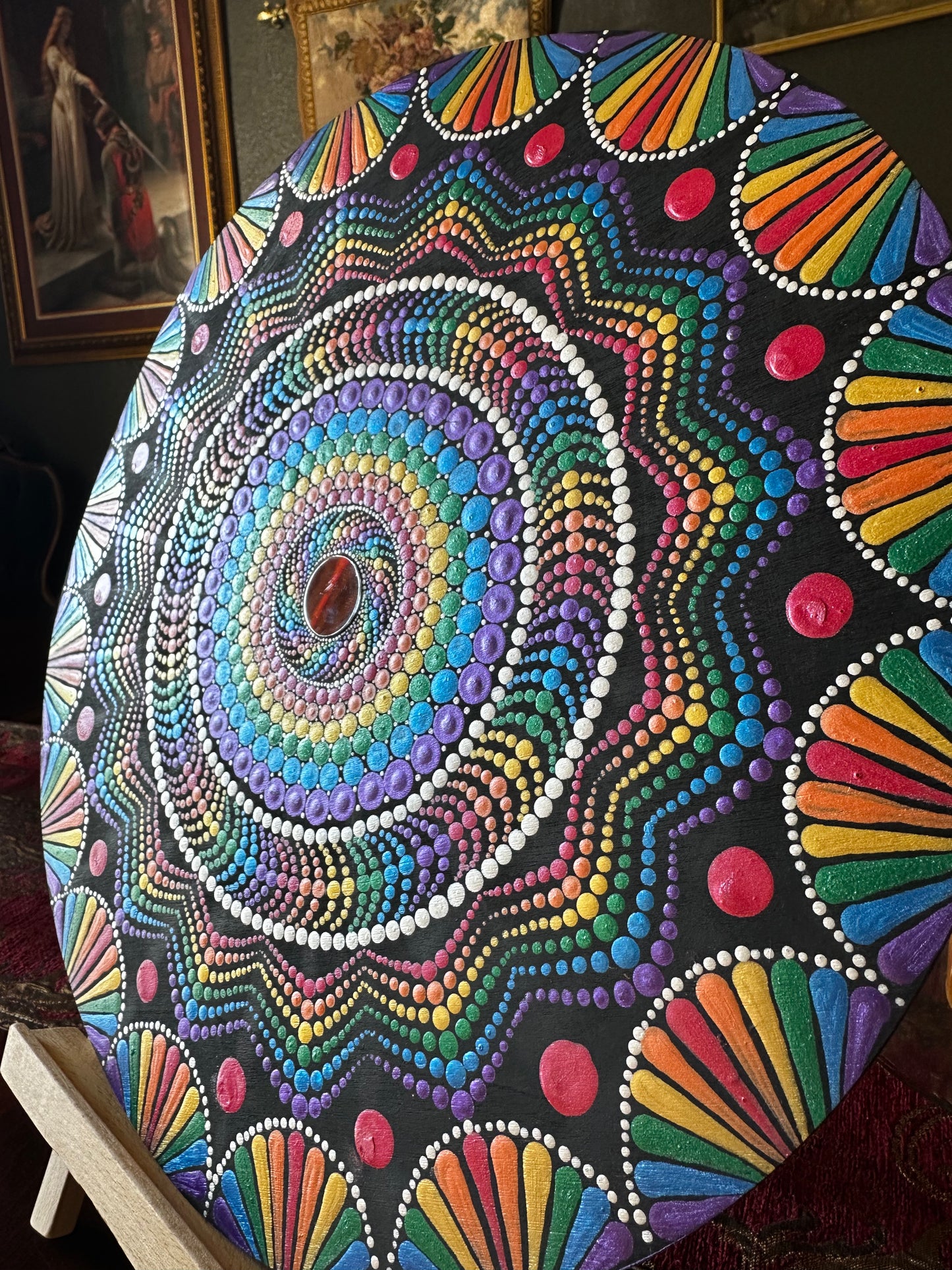 Rainbow Dot Mandala