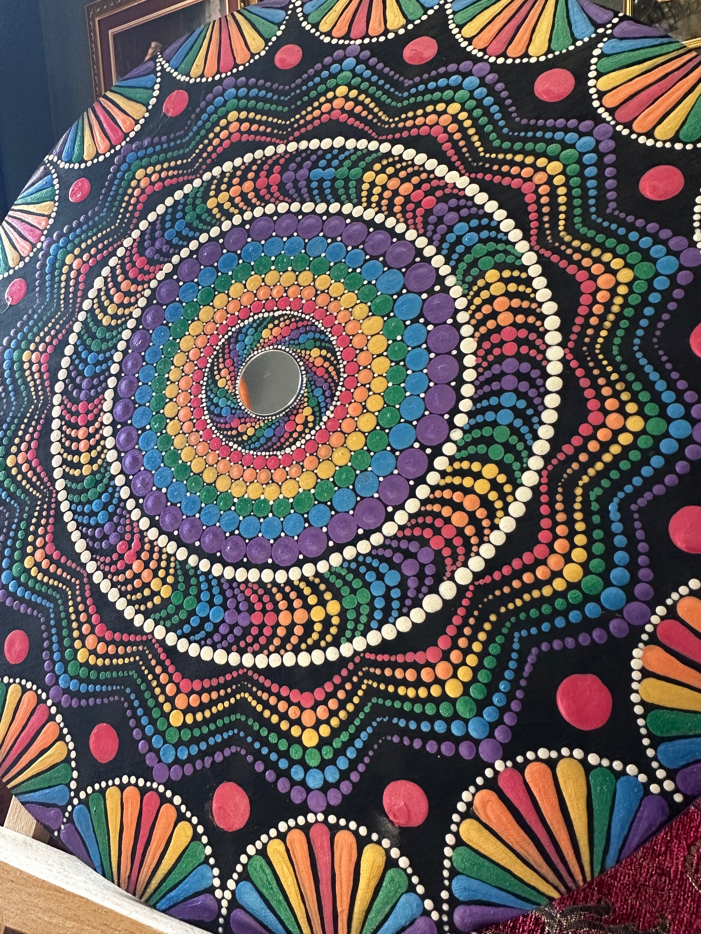 Rainbow Dot Mandala