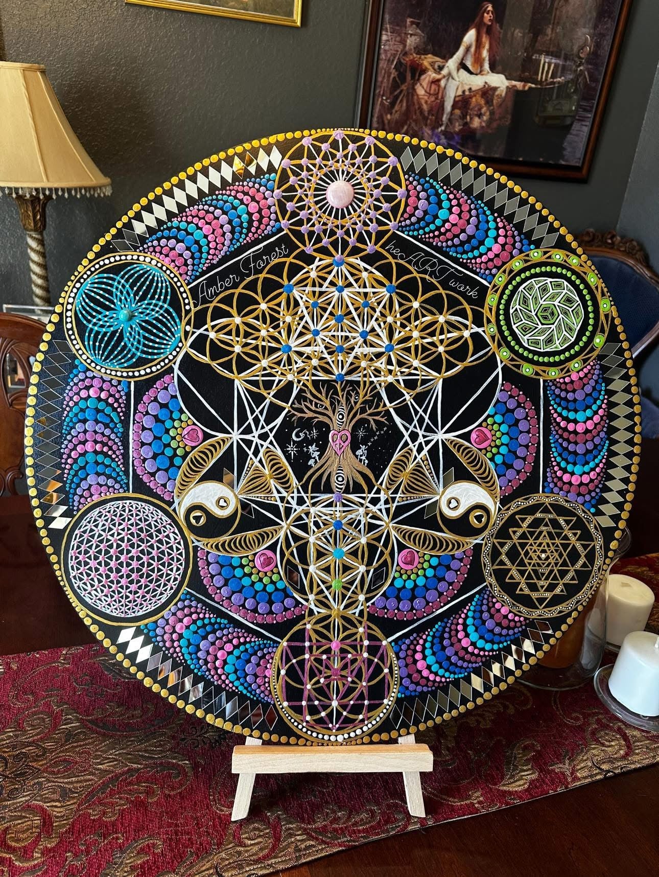 24" Custom Mandala