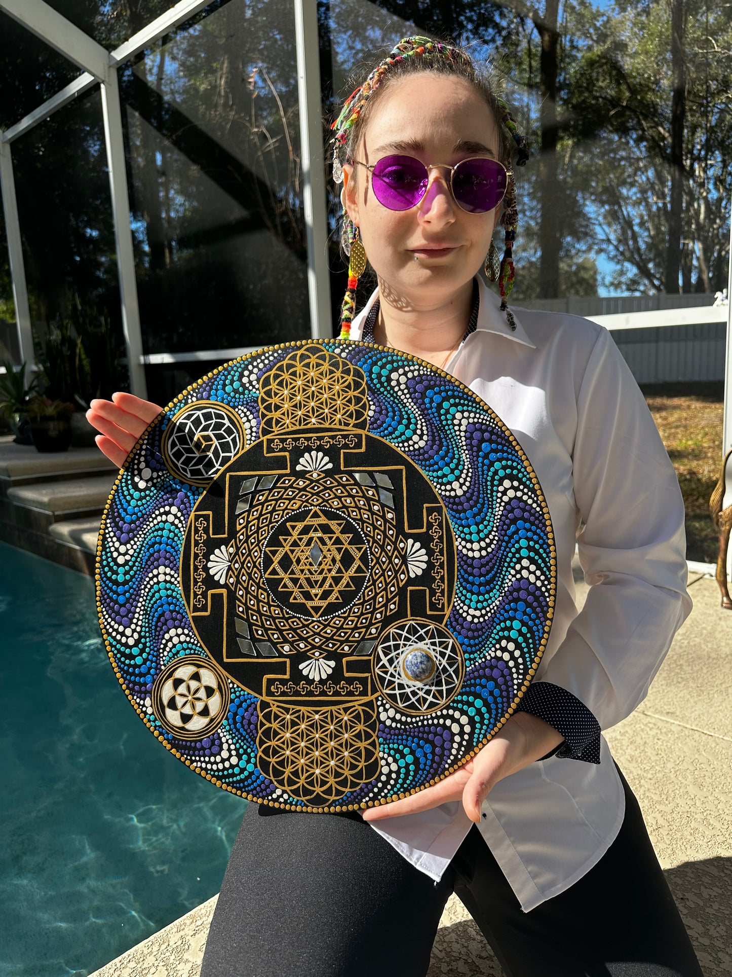 18" Custom Mandala