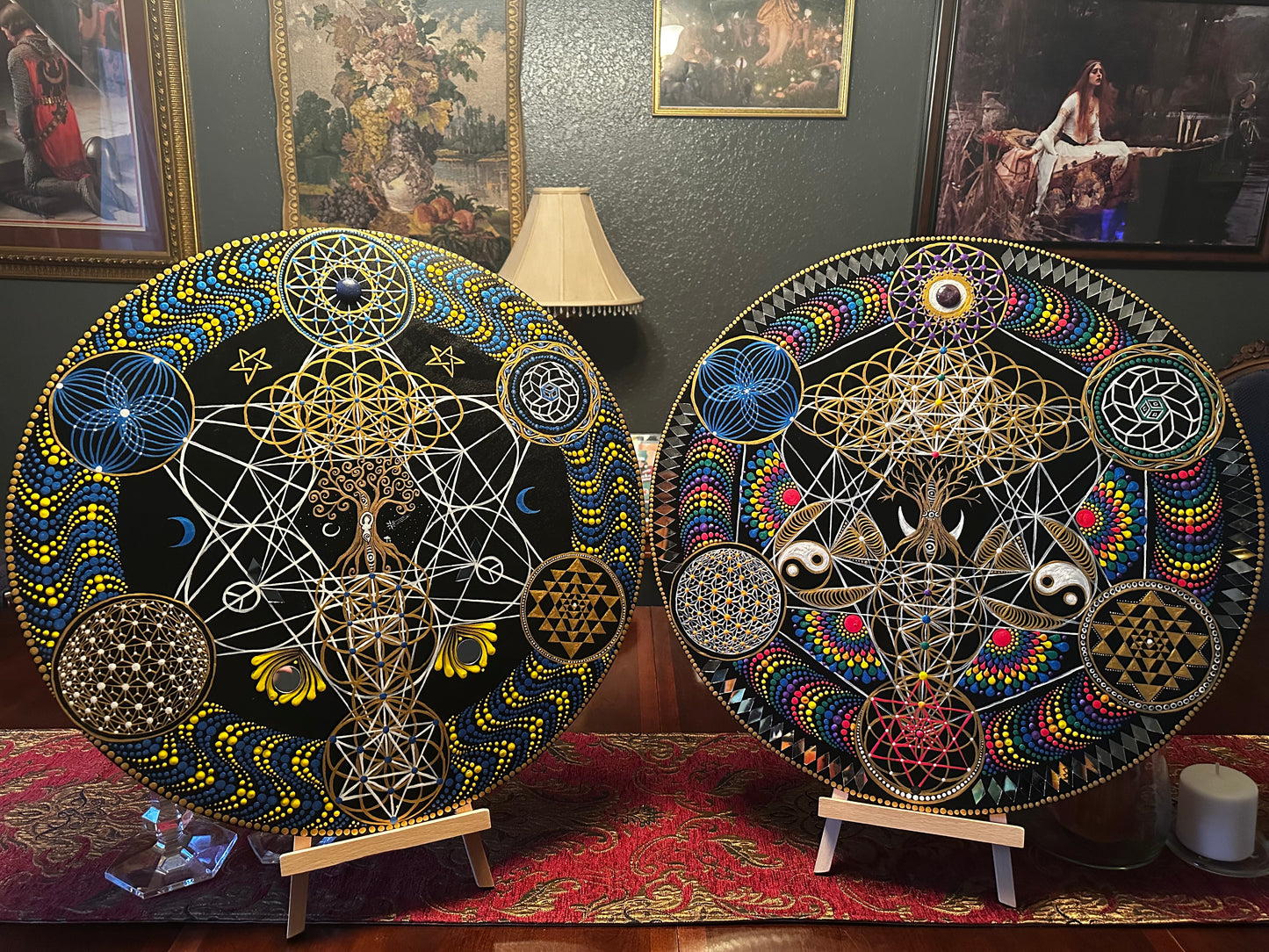 18" Custom Mandala