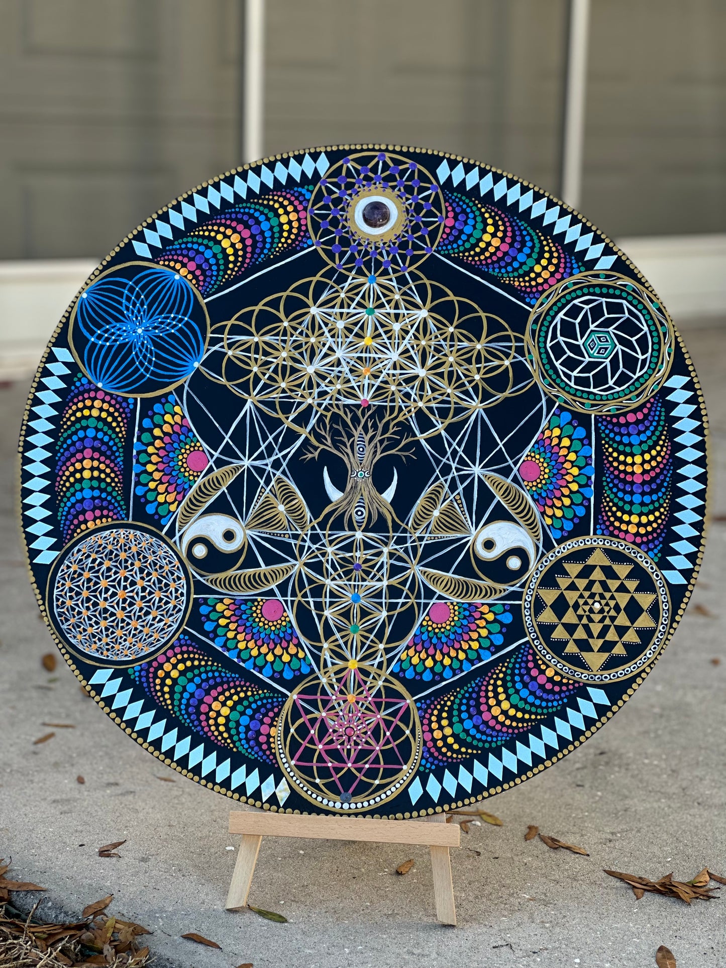 18" Custom Mandala