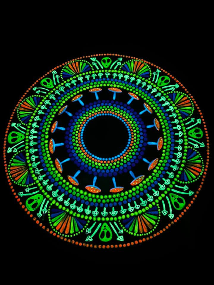 14" Custom Mandala