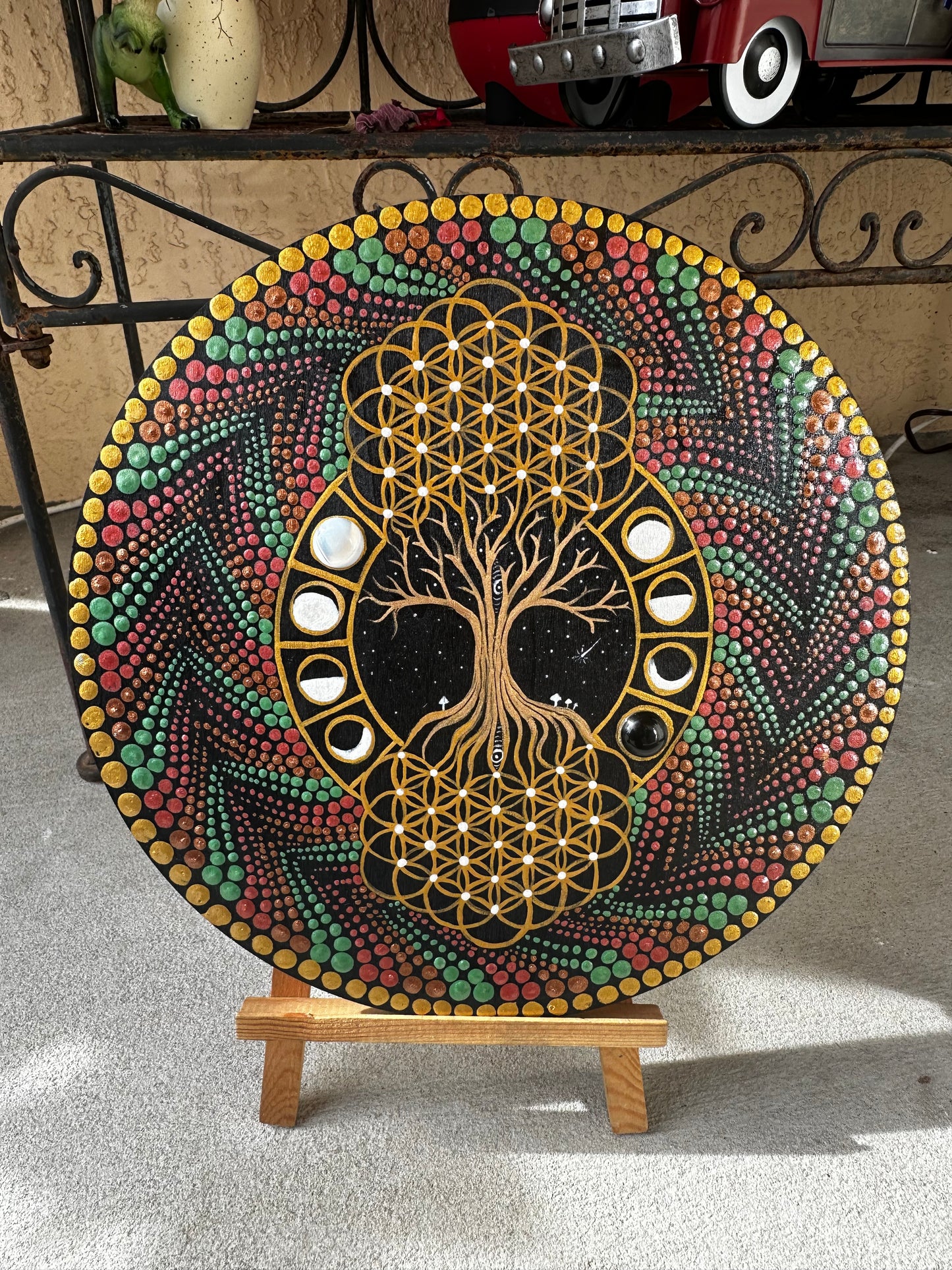 18" Custom Mandala