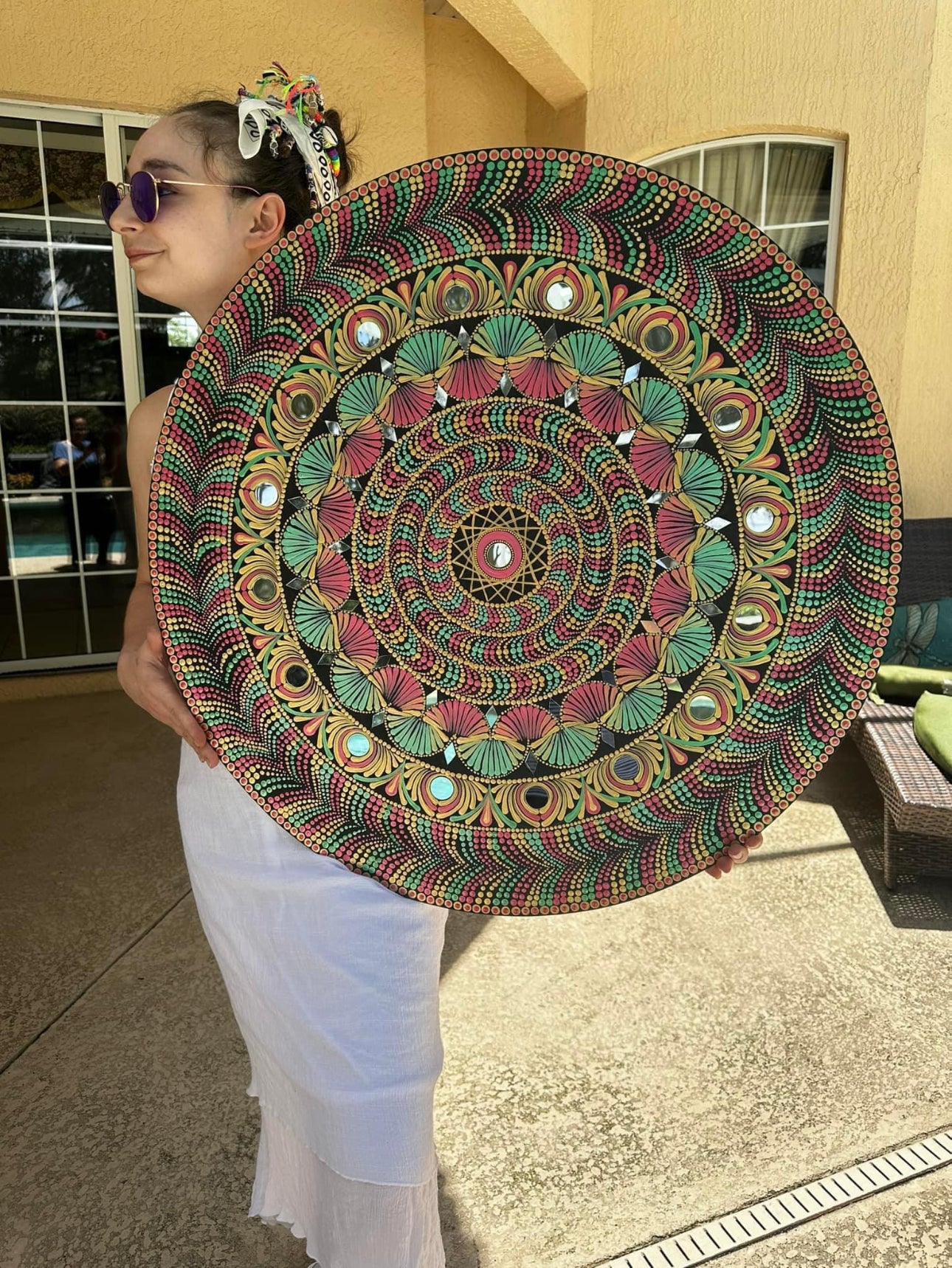 18" Custom Mandala