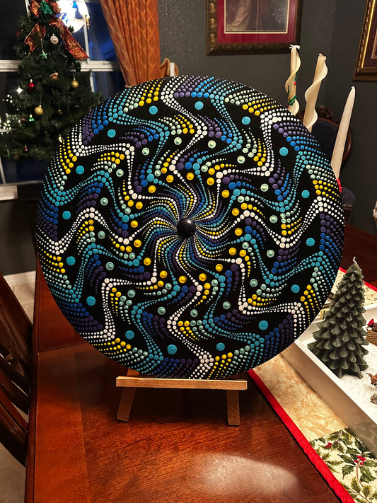 18" Uranus Vortex Mandala