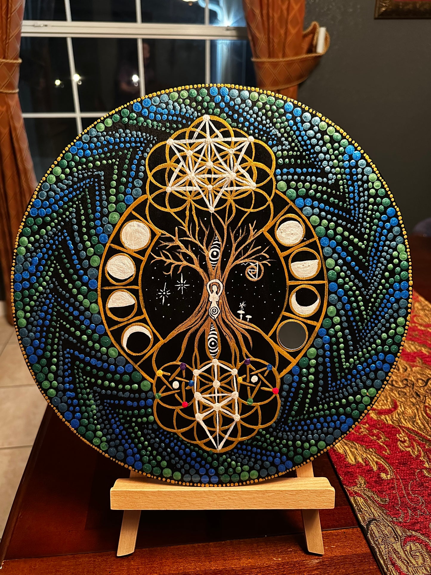 18" Custom Mandala