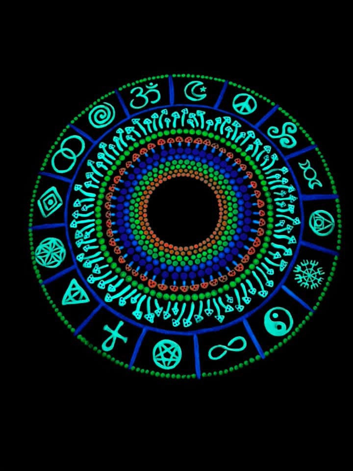18" Custom Mandala