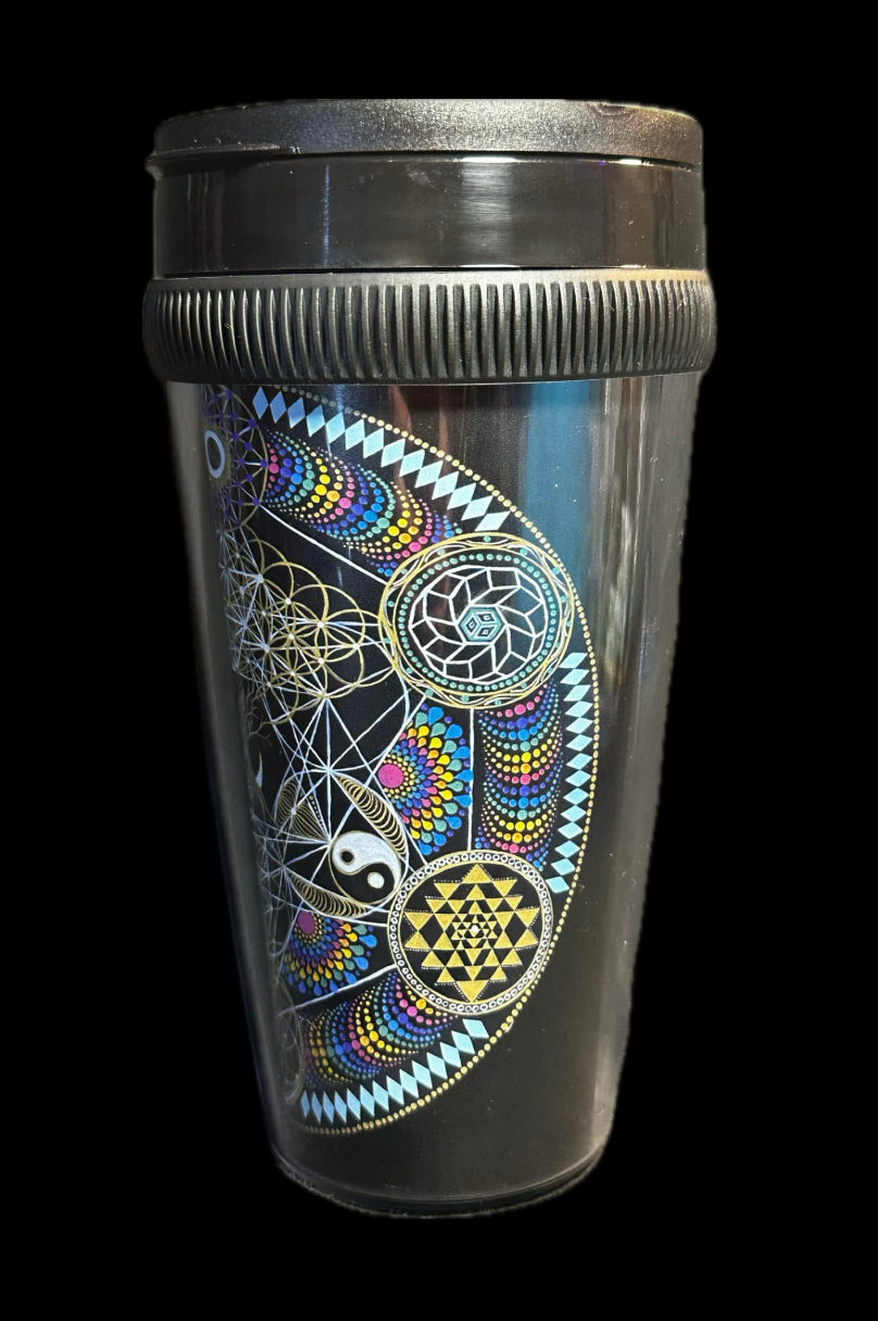 Geometric Tree of Life Cup