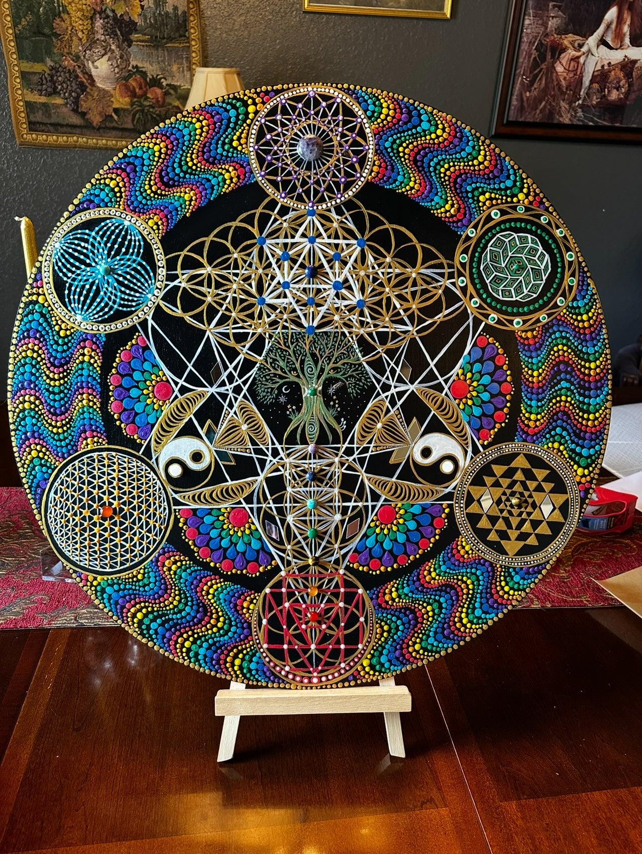 18" Custom Mandala