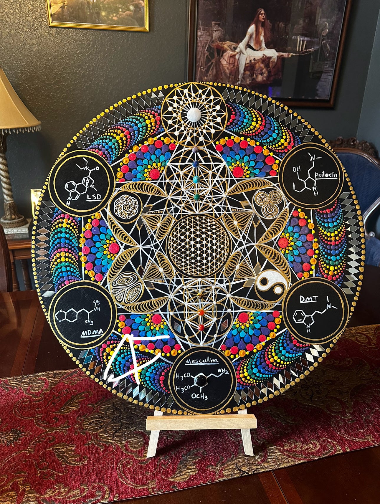 18" Custom Mandala