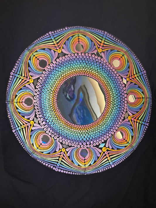 Rainbow Mirror Mandala