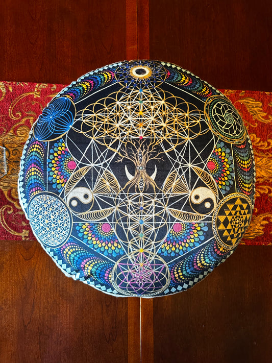 Metatronic Meditation Pillow 20"