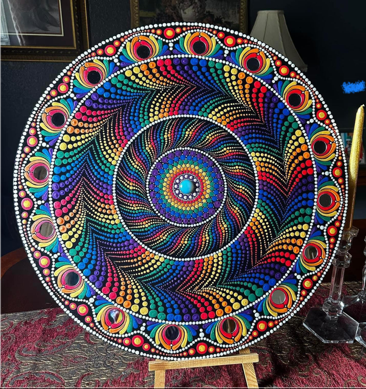 18" Custom Mandala